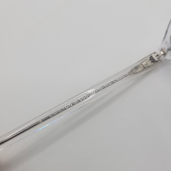 Warby Parker Eyeglasses Carlton Crystal Clear Rectangular Optical Frame Unisex - Picture 8 of 8